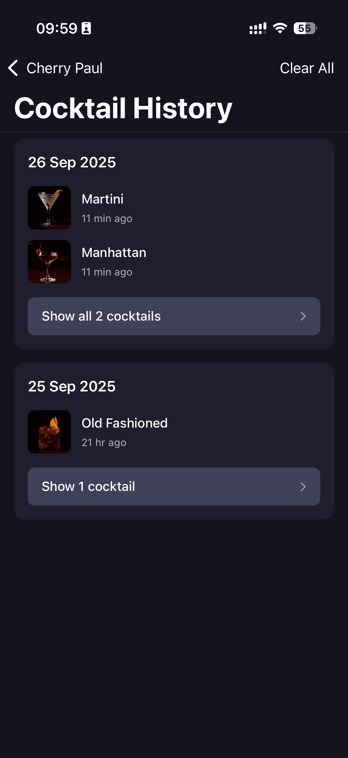 Cherry Paul cocktail history